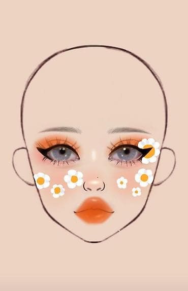 Инструменты: Креативные face chart-эскизы для визажистов и художников по гриму - — 5