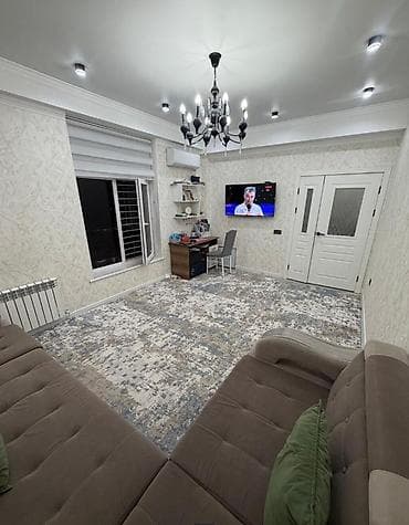 Недвижимость: 2 комнаты, 65 м², Джал мкр (в т.ч. Верхний, Нижний, Средний) 108 серия, 7 этаж, Евроремонт — 2