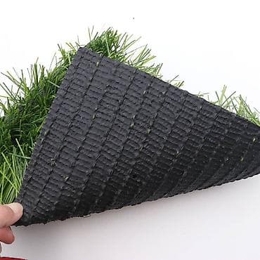 натуральный газон: Искусственная трава с коротким, плотным ворсом зеленого цвета — 2