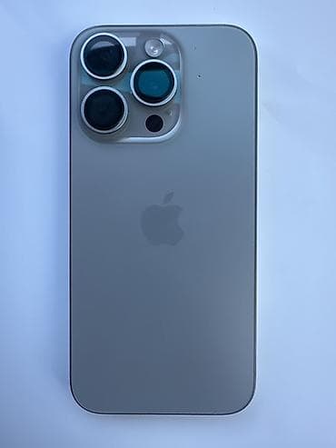 Техника и электроника: IPhone 15 Pro, Б/у, 128 ГБ, Серебристый, Защитное стекло, 86 % — 1