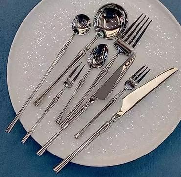 якутский нож: Наборы кухонных ножей и посуды 1) Комплект ножей на вращающейся — 3