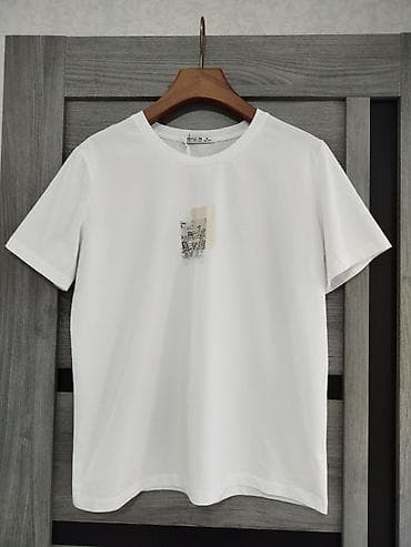 Футболка, Классическая модель, Китай, Хлопок, Новый, XL