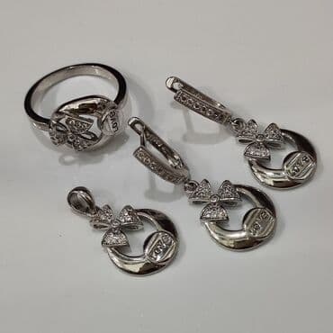 свадебные наборы ручной: Серебро 925 пробы Размеры имеются Для заказа пишите на Ватсапп — 1