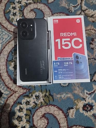 redmi 8 64: Redmi, Redmi 15C, 128 ГБ, цвет - Черный — 1