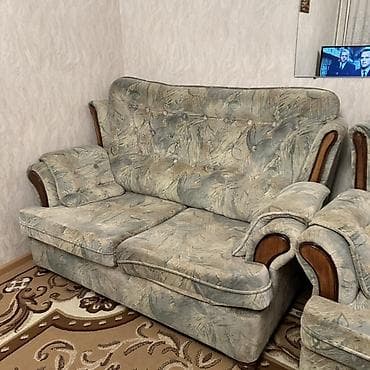 диван раскладной с креслами: Комплект мягкой мебели — 5