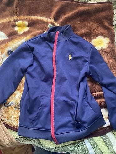 Детская спортивная кофта/толстовка на молнии. - Цвет: темно-синий с