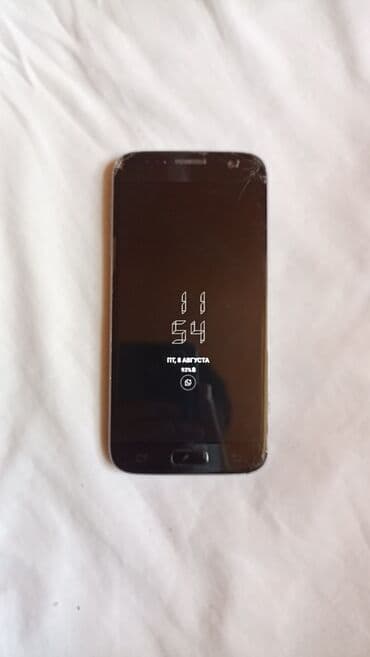 продажа мониторов: Samsung Galaxy S7, Б/у, 32 ГБ, цвет - Золотой, 2 SIM — 2