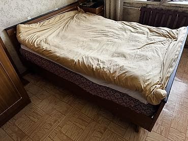 спальна: Двуспальная кровать, С матрасом, длина - 200 см — 4
