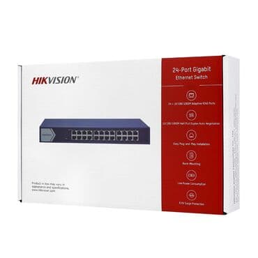 сетевые карты для серверов ieee 802 1ab: DS-3E0524-E(B) 24 Port Gigabit Unmanaged Switch 24 x Gigabit Ethernet — 1
