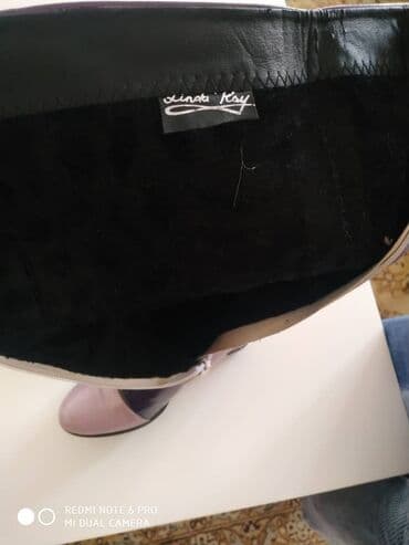 сапоги из натурального меха и кожи: Сапоги-деми. В отличном состоянии-одевала 1 раз — 5