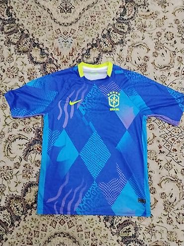 Футболки: Мужская футболка, XL, Nike, Б/у, цвет - Синий — 1