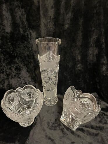 куплю посуды: Хрустальные вазы, салаьники, фрутовницы. Классика чешского хрусталя! — 18