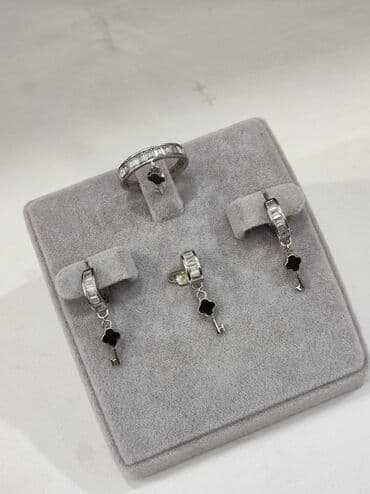 набор пандора: Серебряный Набор в стиле Ванклиф Серебро 925 пробы Дизайн Италия — 12