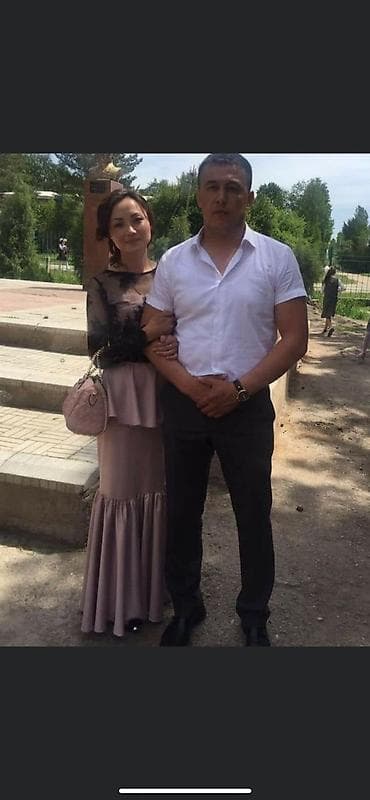 second hend: Вечернее платье, Русалка, Длинная модель, Шелк, С рукавами, Шлейф, M — 2