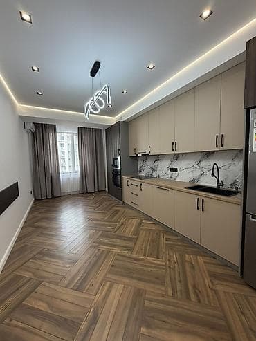 капстрой: 3 комнаты, 110 м², Элитка, Асанбай мкр Элитка, 8 этаж, Дизайнерский ремонт — 3