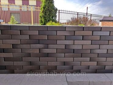 облицовачный камень: Керамический, Гладкая, Пустотелый, дырчатый кирпич, Одинарный, 250×120×65 — 4