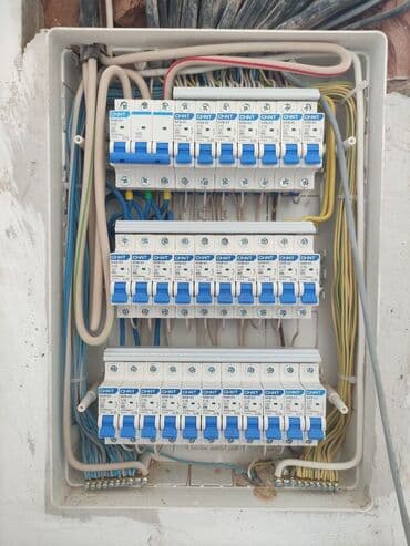 стяжка куябыз: Выездной электрик Бишкек. Срочно. — Замена розеток и выключателей — — 9