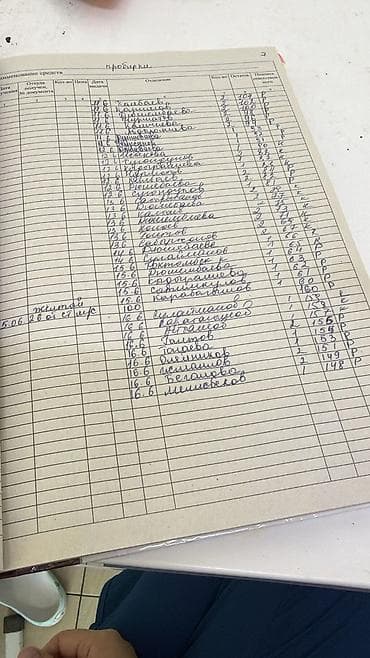 Журнал учета лабораторных пробирок - Формат: бумажный журнал с
