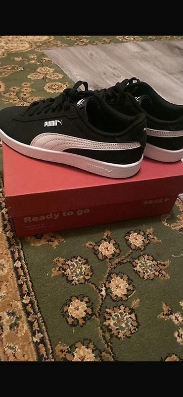 Мужские кроссовки, 42, Puma, Новый, цвет - Черный, Самовывоз
