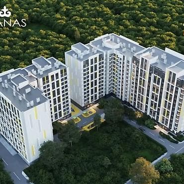 в посёлке манас: 1 комната, 58 м², Элитка, 4 этаж, Готовая ПСО (под самоотделку) — 3