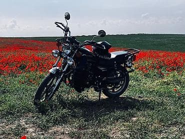 Мотоцикл дорожный 200 см³, черный Основные характеристики: - — 2