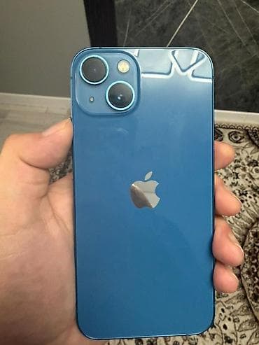 traid in: IPhone 13, Б/у, 128 ГБ, Синий, Зарядное устройство, Чехол, Кабель, 84 % — 2