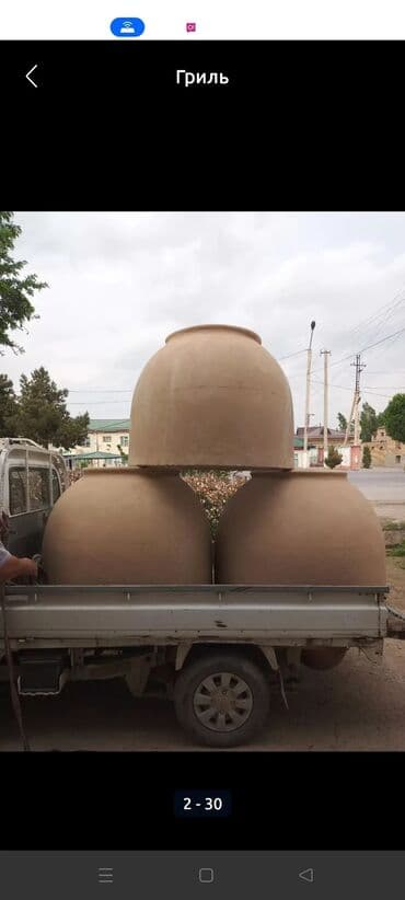 Три больших глиняных тандыра, предназначенные для приготовления пищи at lalafo.kg Три больших глиняных тандыра, предназначенные для приготовления пищи