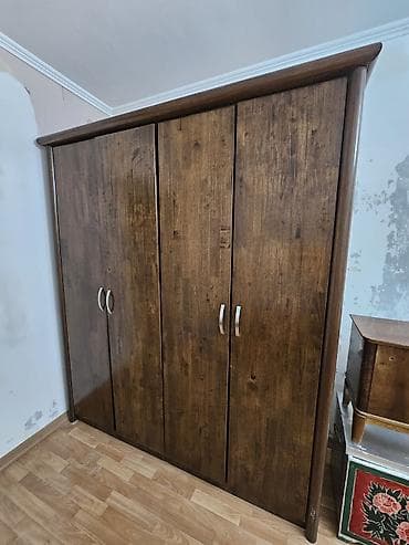 комоды икеа купить: Спальный гарнитур, Двуспальная кровать, Шкаф, Комод, Дерево, цвет - Коричневый — 8