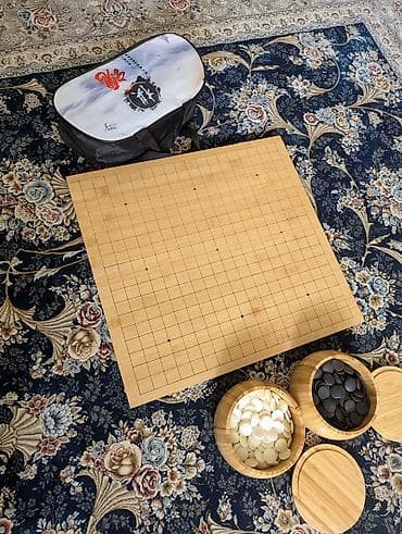 кам: Набор для игры в Го (Go) с бамбуковой доской и камнями Состав: - — 2