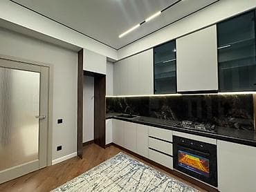 osh flat: 3 комнаты, 104 м², Асанбай мкр Элитка, 10 этаж, Дизайнерский ремонт — 5