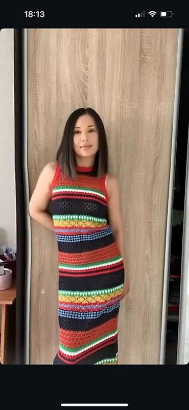 платье mango: Вязаное платье миди без рукавов

Оригинал Mango . Размер s — 2