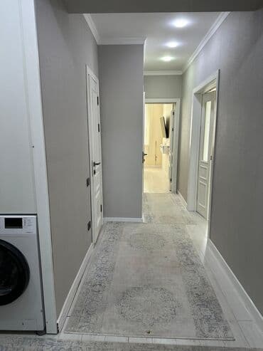 бишкек пол дома: 3 бөлмө, 80 кв. м, Элитка, 9 кабат, Евроремонт — 4