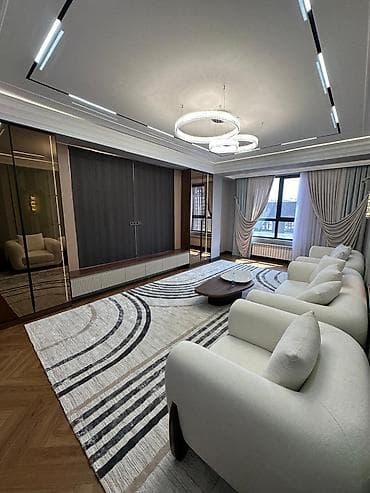 Недвижимость: 2 комнаты, 80 м², Асанбай мкр Элитка, 14 этаж, Дизайнерский ремонт — 4