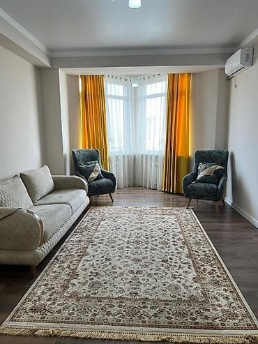 боконбаево: 2 комнаты, 76 м², Элитка, 7 этаж, Евроремонт — 1