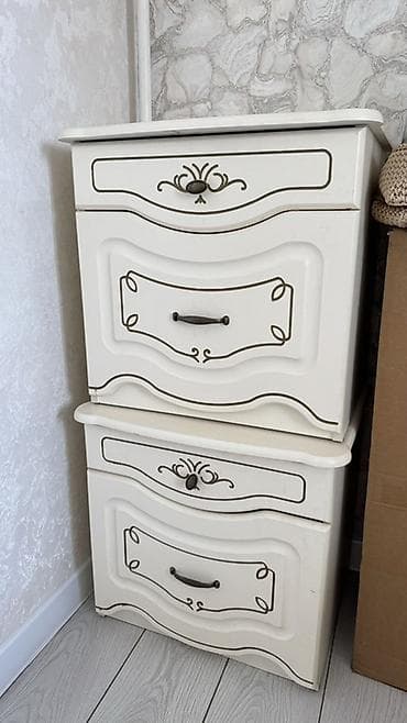 спальный гарнитур джаконда: Спальный гарнитур, Б/у, Шкаф, Белоруссия, МДФ, Самовывоз, цвет - Бежевый — 3