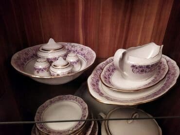 красивые вещи: Антикварный сервис из 35 предметов на 6 персон, привозили из Европы — 6