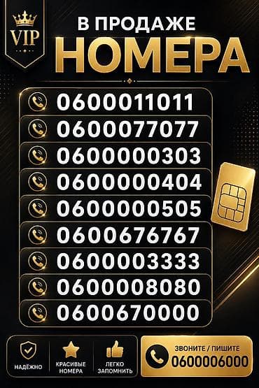 10 номер: В продаже номера — 1