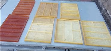 Формы для изготовления декоративного камня/плитки - Набор полимерных