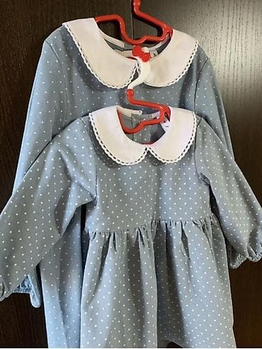 Жаш кыздардын көйнөктөрү: Балдар көйнөгү, түсү - Көгүлтүр — 1