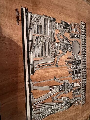 газовый катлы: ✨ Египетская картина на натуральном папирусе ✨ Сами привезли с Египта — 6