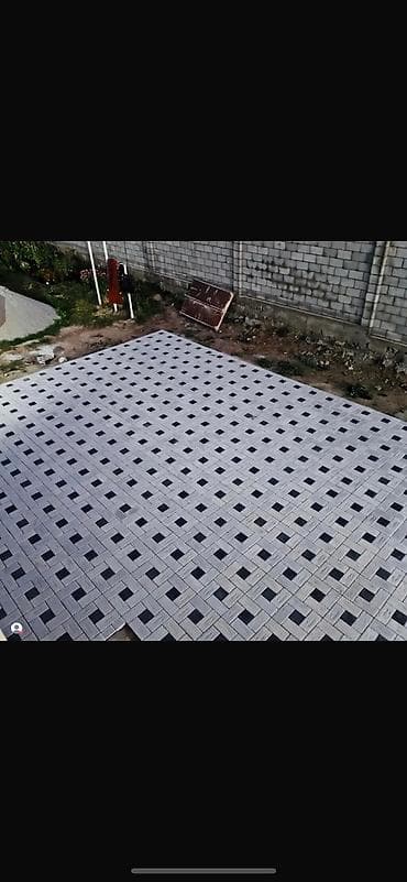solutions elementary: Тротуарная плитка “Колодец/Плетёнка” из бетона Описание: - Комплект — 4