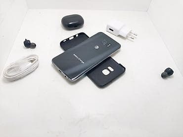 galaxy s 7: Samsung Galaxy S7 Edge, Б/у, 64 ГБ, цвет - Черный, 1 SIM, 2 SIM — 2
