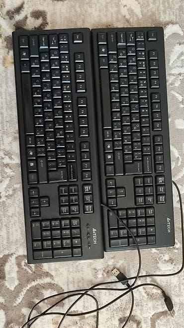 microsoft i5: Клавиатура, A4Tech, Мембранная, Проводное подключение — 1