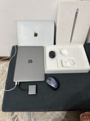 макбук айр: Ноутбук, Apple, 8 ГБ ОЭТ, Apple M1, 13.3 ", Колдонулган, Оюндар үчүн, эс тутум SSD — 2