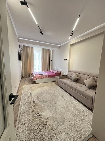 квартира город каракол: 1 комната, Люкс, элитка, 1000 мелочей (Карпинка), Душевая кабина, Постельное белье, Кондиционер — 7
