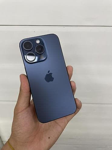 м1 про макбук: IPhone 15 Pro, 256 ГБ, Blue Titanium, 82 % — 1