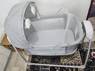 Лак жана боёк материалдары: Люлька, Бешик, Металл, түсү - Боз — 2