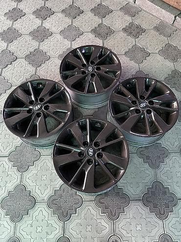 grand: Литые Диски R 16 Hyundai, Комплект, отверстий - 5, Б/у — 2