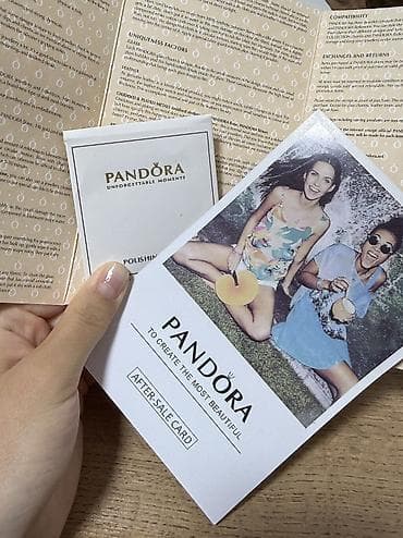 too faced: Подвеска Pandora с цепочкой - Материал: серебро 925 пробы (ярлык на — 3