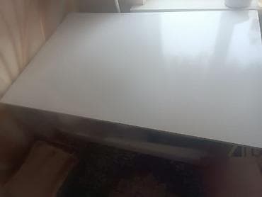 dinner table: Продоется стол новый белый 1м×1,5 купила за 12000т сомов отдам за — 3